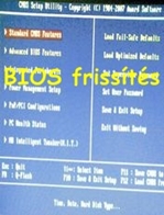 BIOS frissítés pendriveről.